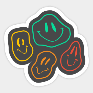 Smiley faces Sticker